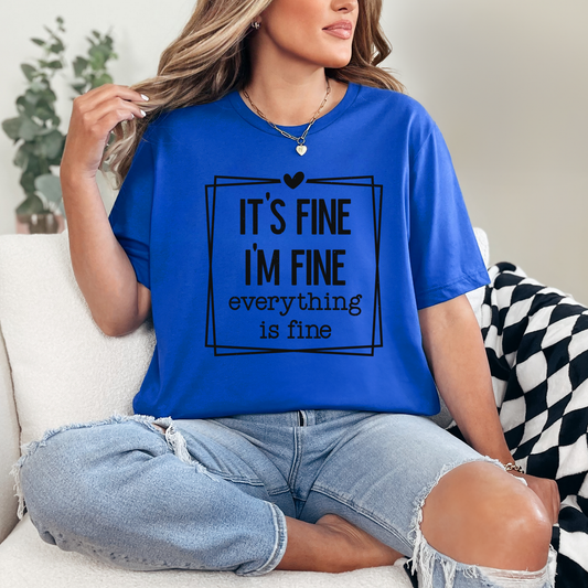 It's Fine Square Graphic Tee