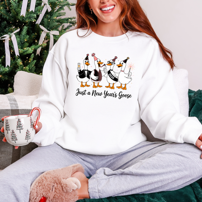 New Years Goose Graphic Tee or Sweatshirt